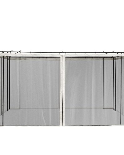 outsunny-10-x-13-replacement-mesh-sidewall-netting-for-patio-gazebos-and-canopy-tents-with-zippers