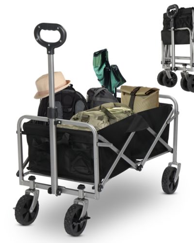 silver-frame-oxford-cloth-garden-folding-cart